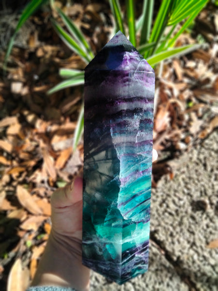 Rainbow Fluorite Tower