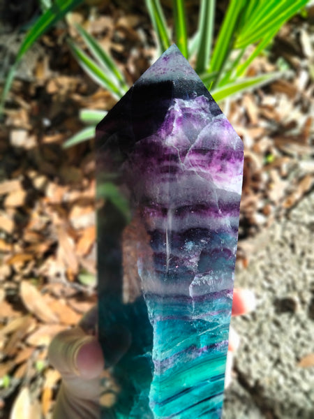 Rainbow Fluorite Tower