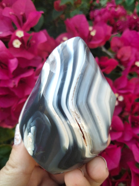 Orca Agate Flame with bands 7