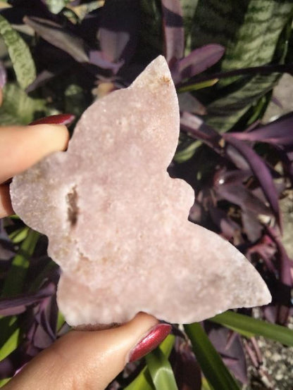 Pink Amethyst Butterfly