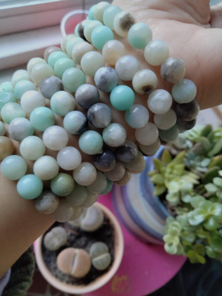 Caribbean Calcite Crystal Aragonite Bracelet