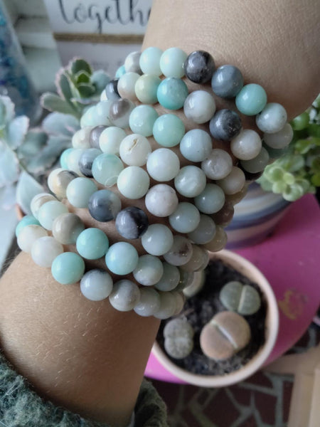 Caribbean Calcite Crystal Aragonite Bracelet