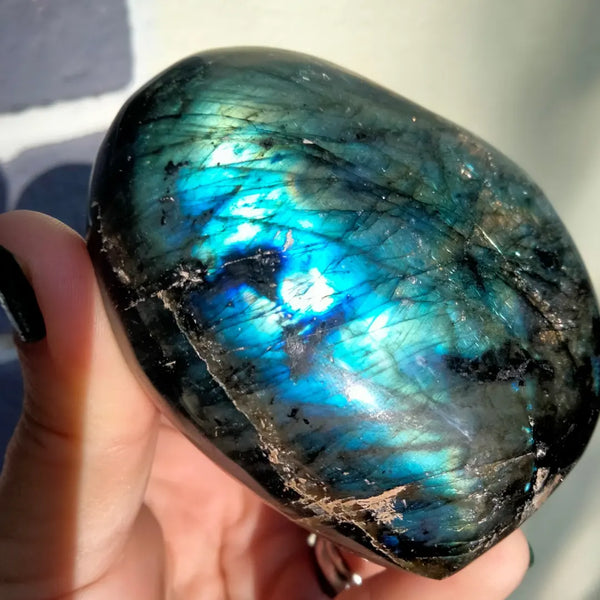 Labradorite Heart large