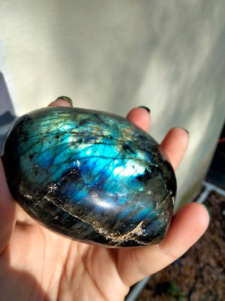 Labradorite Heart large