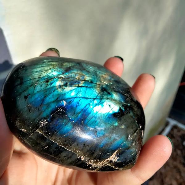 Labradorite Heart large