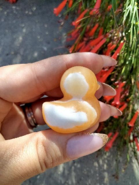 Orange Calcite Baby Bear