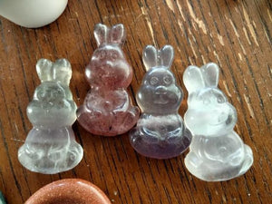 Easter Bunny Crystal Carving