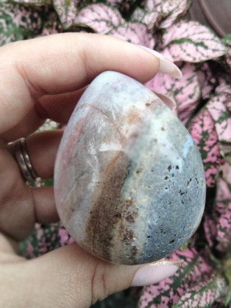 Ocean Jasper pastel color crystal Egg