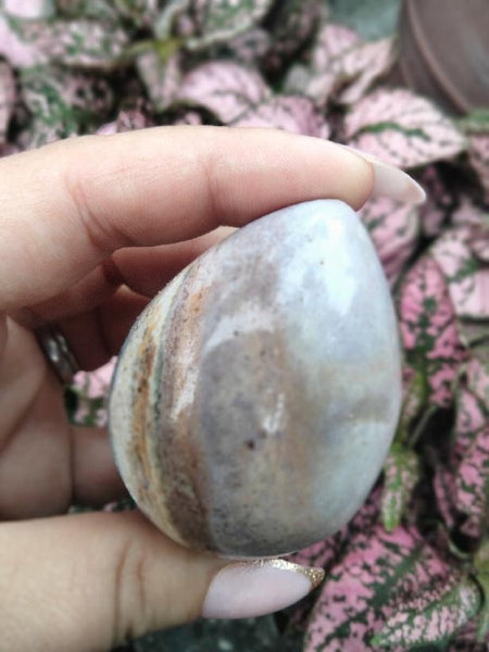 Ocean Jasper pastel color crystal Egg