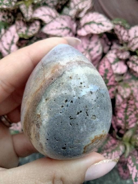 Ocean Jasper pastel color crystal Egg