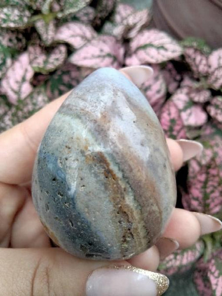 Ocean Jasper pastel color crystal Egg