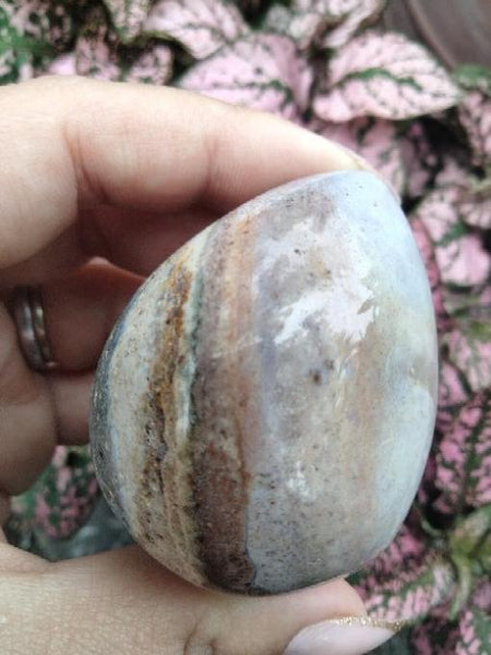 Ocean Jasper pastel color crystal Egg