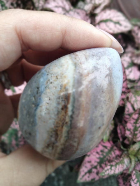 Ocean Jasper pastel color crystal Egg