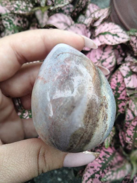 Ocean Jasper pastel color crystal Egg