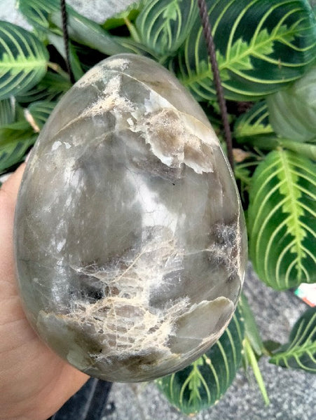 Moonstone Green Crystal Egg