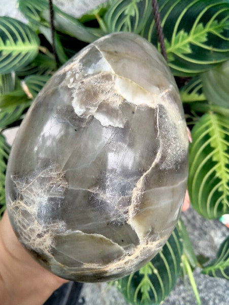 Moonstone Green Crystal Egg