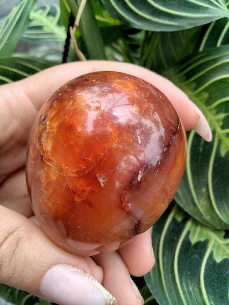 Carnelian Jasper Crystal Egg