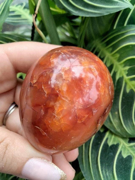 Carnelian Jasper Crystal Egg