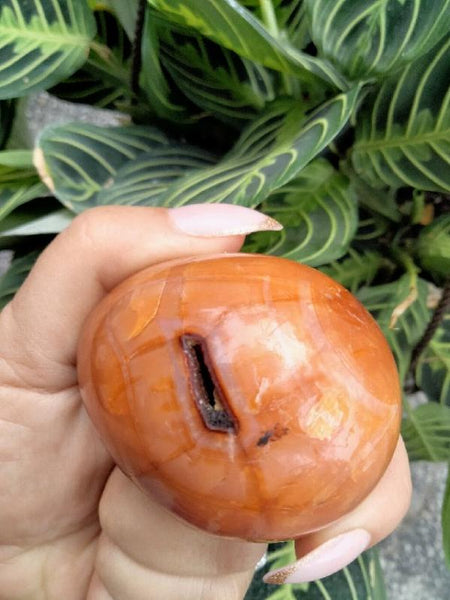 Carnelian Jasper Crystal Egg