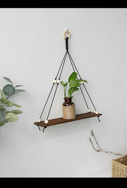 Shelf for Earth Tone Office / plant holder