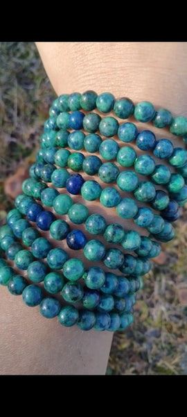 Chrysocolla Crystal Bracelet