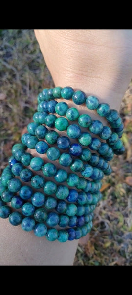 Chrysocolla Crystal Bracelet