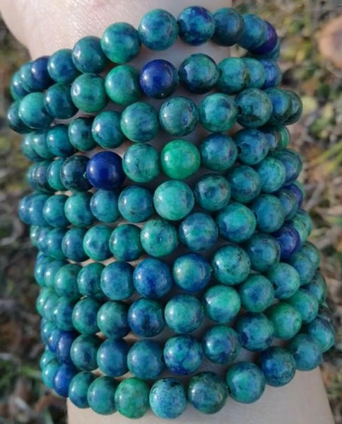 Chrysocolla Crystal Bracelet