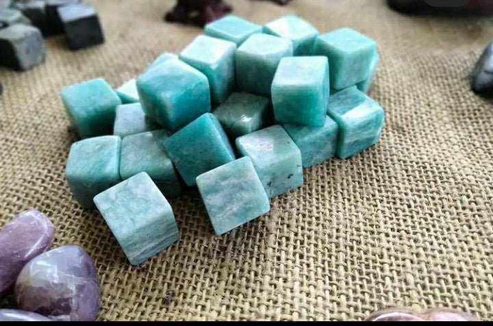 Amazonite Cube