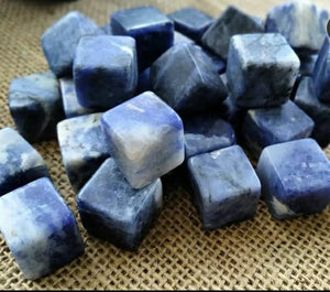 Sodalite Crystal Cube