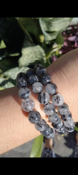 Black Tourmaline Crystal bracelet