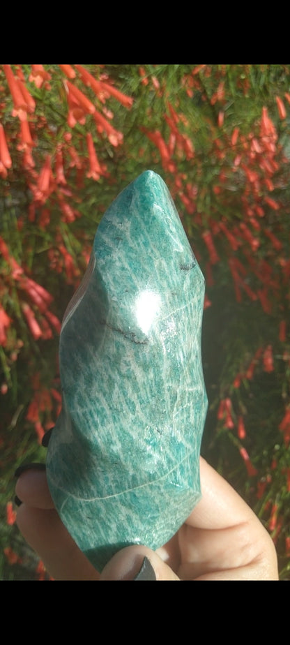 Amazonite flame with Shimmer