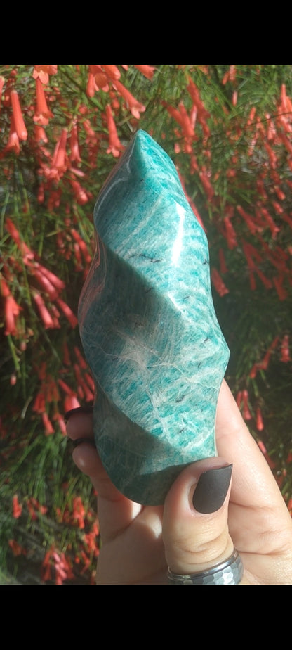 Amazonite flame with Shimmer