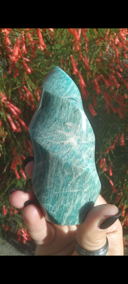Amazonite flame with Shimmer