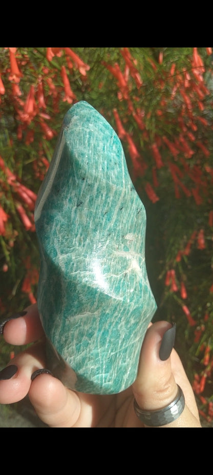 Amazonite flame with Shimmer