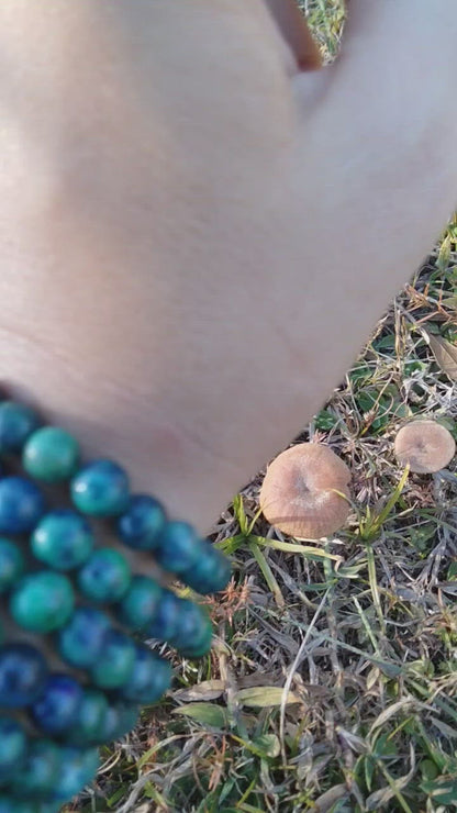 Chrysocolla Crystal Bracelet