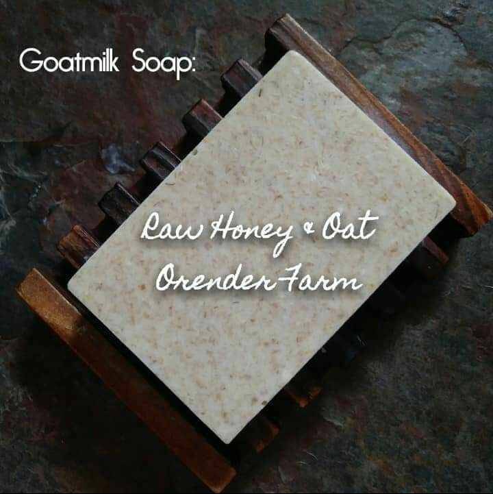 Goatmilk Soap:   Honey & Oat Bars