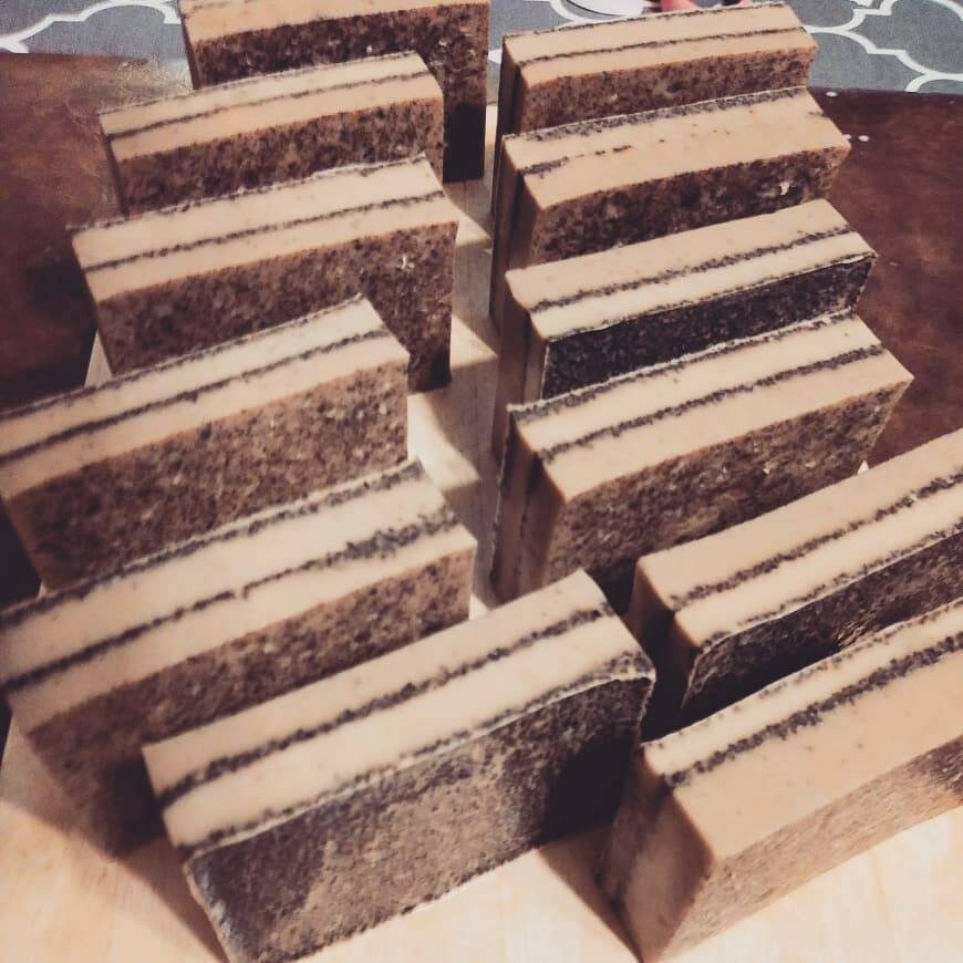 GoatMilk Soap Bars: 3 Coffee Scrubb Bars