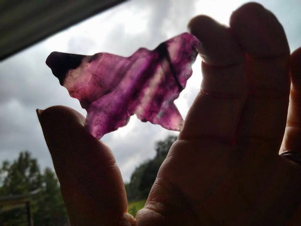 Sun and Moon Fluorite Butterfly