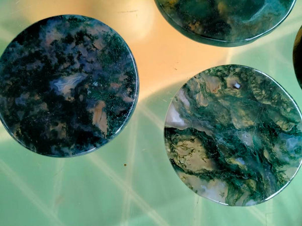 Moss Agate disc