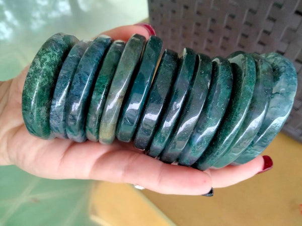 Moss Agate disc