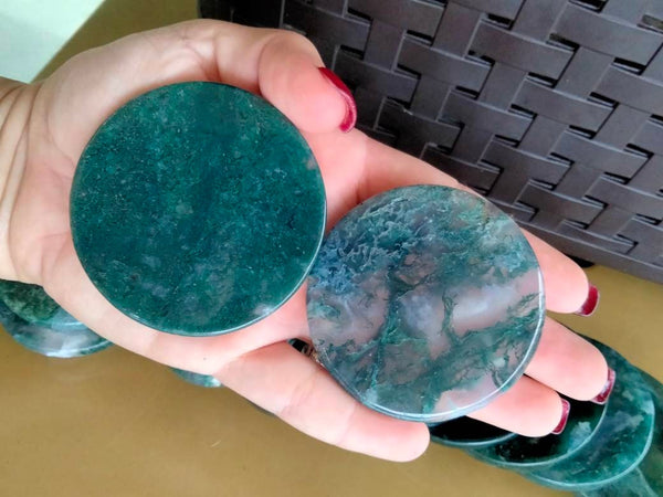 Moss Agate disc