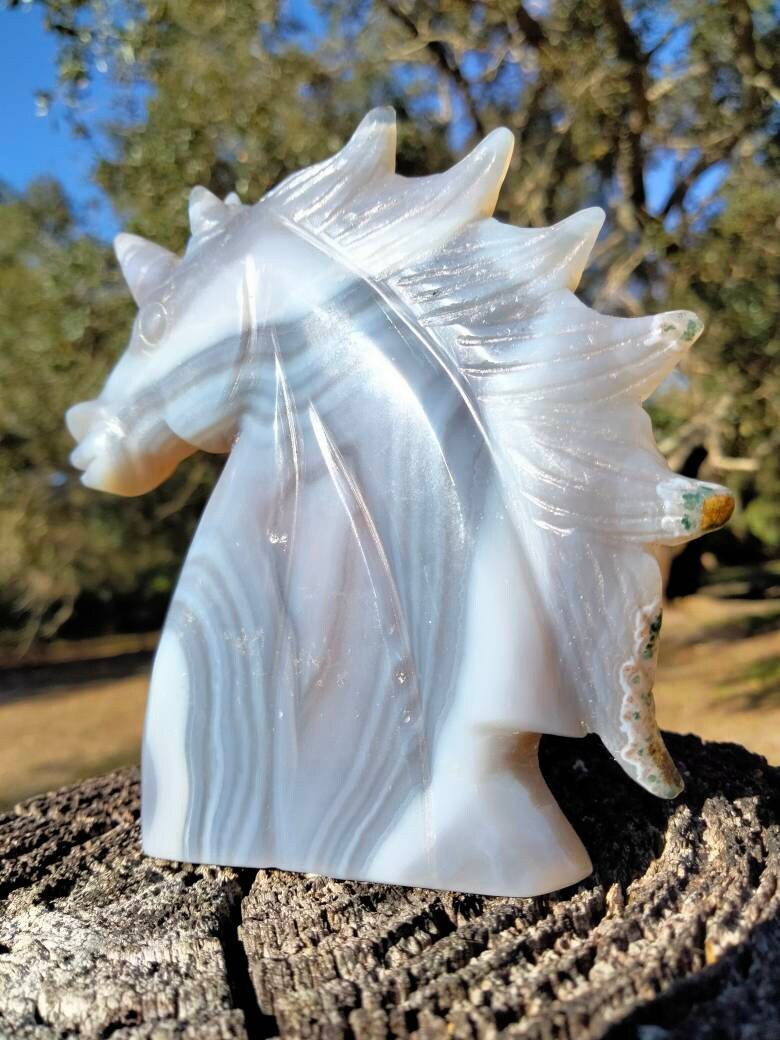 Dendritic Agate Unicorn