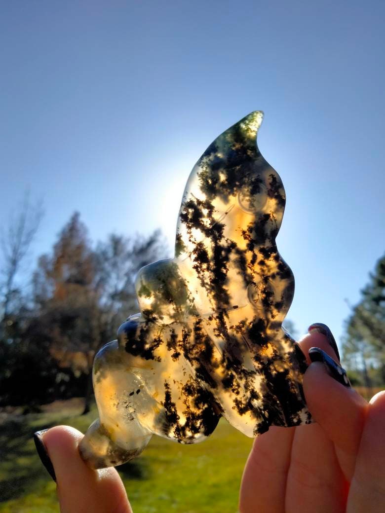 Fairy Crystal Goddess Moss Agate