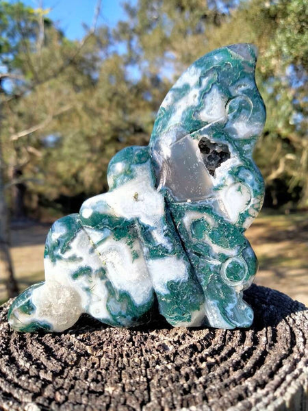 Fairy Crystal Goddess Moss Agate