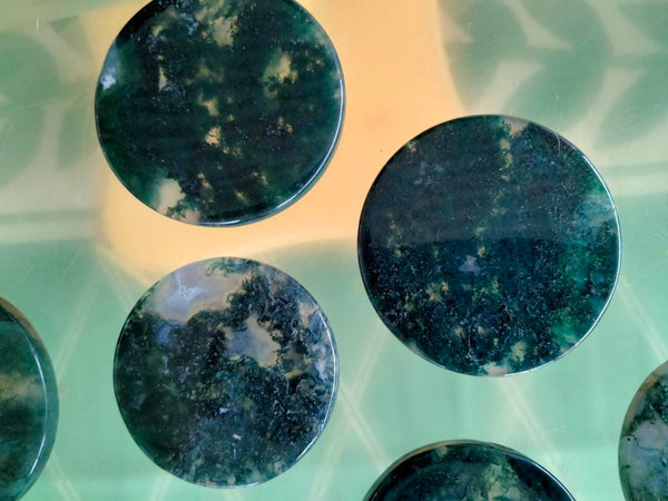 Moss Agate disc