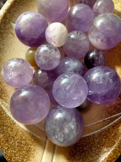 Amethyst Spheres 3 sizes