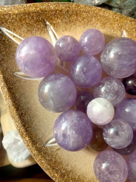 Amethyst Spheres 3 sizes