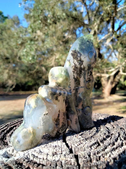Fairy Crystal Goddess Moss Agate