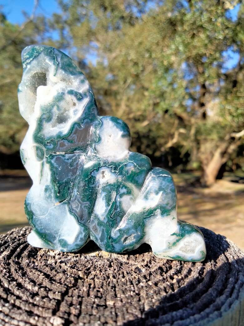 Fairy Crystal Goddess Moss Agate