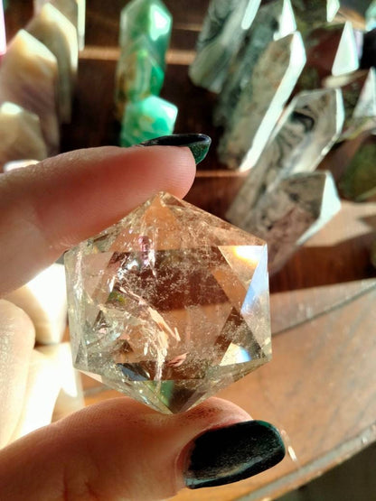 Yellow Citrine Hexagon